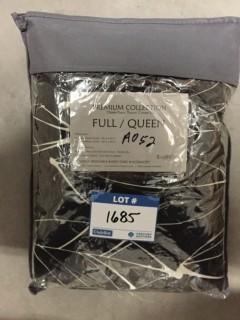 Premium Collection Full/Queen 3 Piece Duvet Cover Set.