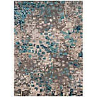 Safavieh Monaco 2'2" x 8' Grey/Light Blue Rug.