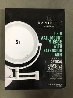 Danielle LED Wall Mount Makeup Mirror.