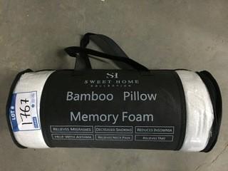 Sweet Home Bamboo Memory Foam King Size Pillow.