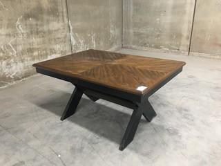 5'x42"x31" Wood Dining Table W/Leaf