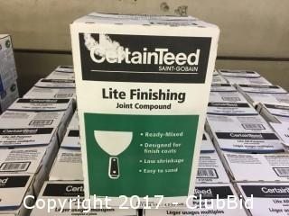 10 Boxes Certainteed Lite Finishing Joint compound 4.5 Gal 