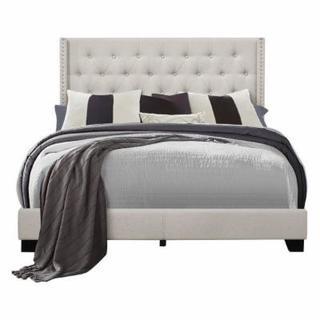 Home Furniture Brady King Bed (Beige)