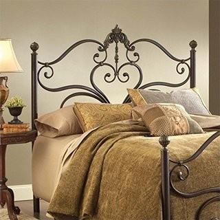 Hillsdale Furniture Newton King Metal Headboard (Antique Brown)