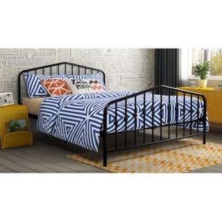 Novagratz Queen Metal Bed (Black)