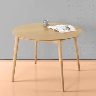 Zinus Furniture Mid-Century Modern Round Wood Dining Table