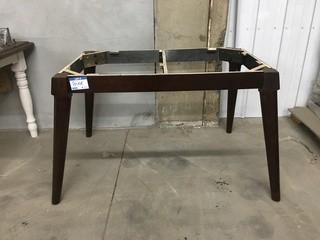 26 1/2"x44"x29" Wood Dining Table Frame