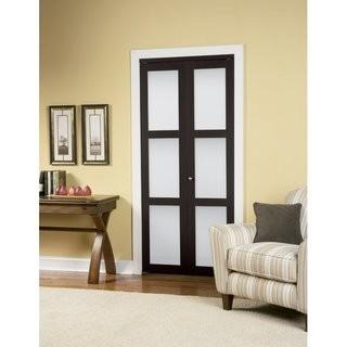 Baldarassario Glas Bi-Fold Door - Ironage Grey 24"x80"