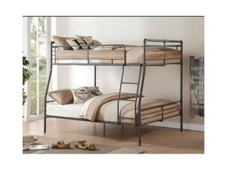 Acme Furniture Full Over Queen Size Bunk Bed (Sand Grey)