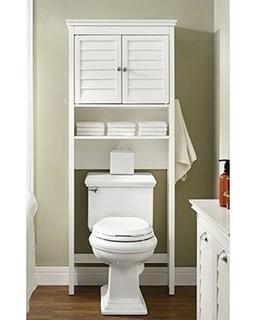 Crosley Furniture Space Saver Bathroom Cabinet (White)