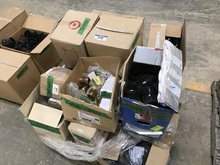 Lot of Asst. P-Traps, PVBC Elbows, Joints, Copper Fittings, Hardware, etc.