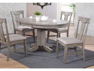 Graystone Vergara Dining Table Base (Antique Grey)