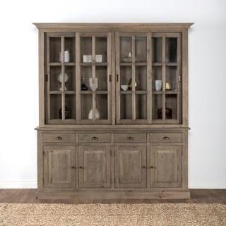 Greyleigh 4 Drawer Sliding Door Cabinet 82"x89"x18"