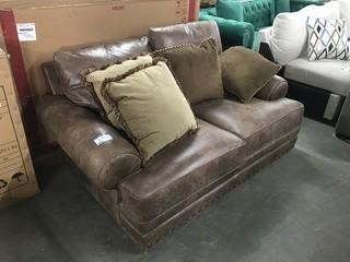 Leather Love Seat