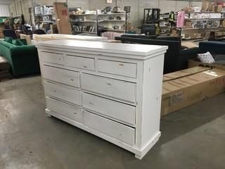 Progressive Furniture 9 White Drawer Dresser (Minor Surface Scratches)