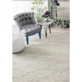 NuLoom Simplified 9 1/2"x 13 1/2" Area rug (Cream).