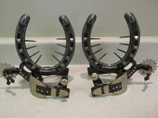 Nordic Forge USA Horse Shoe Bookends.