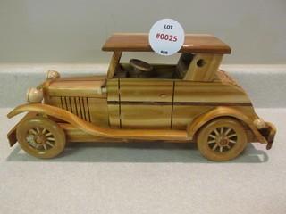 1928 Lasalle Wooden Model Car.