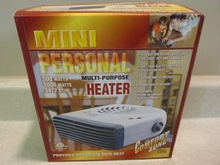 Comfort Zone Mini Personal Multi Purpose Heater.
