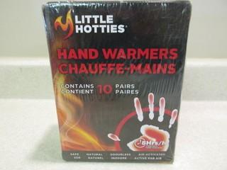 Little Hotties Hand Warmers Box of 10 Pairs.