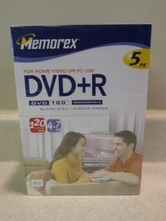 Memorex DVD+R 5 Pack.