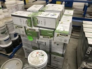 Pallet of Titebond Drywall Adhesive.