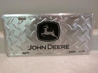 John Deere License Plate.