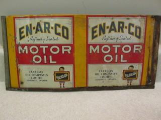 Enarco Motor Oil Can Sign.