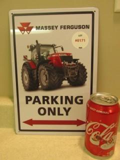 Massey Ferguson Parking Only Sign.