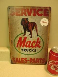 Service Sales Parts Mack Trucks Sign.