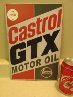 Castrol GTX Motor Oil Sign.