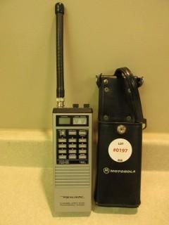 Realistic 10 Channel Programmable Scanner in Motorola Case.