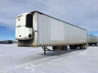 2001 Great Dane 45' T/A Van Trailer c/w Air Ride Susp., Thermo King Reefer, 11R24.5 Tires. S/N 1GRAA96231W005101.