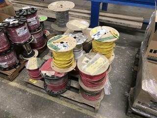 Lot of Approx. 15 Spools of Asst. Electrical Wiring.