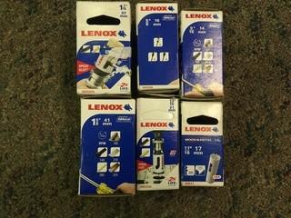 Qty of Assorted Lenox Bi-Metal Hole Saws.