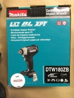 Makita Cordless Impact Wrench, DTW180ZB.