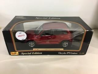 Maisto Special Edition Chrysler PT Cruiser Diecast Model, 1:18 Scale.