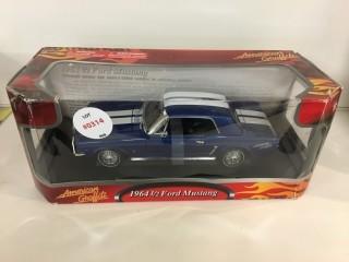 American Graffiti 1964 1/2 Ford Mustang Diecast Model, 1:18 Scale.