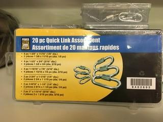 20 Piece Quick Link Assortment.