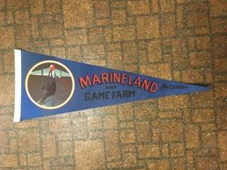 Marineland Felt Pennant.