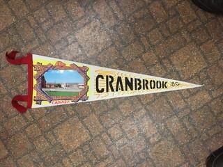 Cranbrook Felt Pennant.