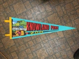 Knowland Park Felt Pennant.