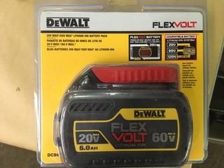 DeWalt FlexVolt 20V Battery Pack.