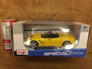 Maisto Special Edition 2014 Corvette Stingray Diecast Model, 1:24 Scale.