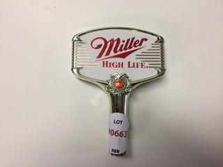 Miller High Life Beer Tap Handle.