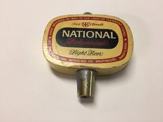 National Bohemian Beer Tap Handle.