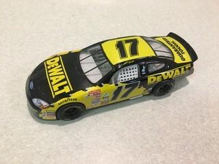 Hot Wheels Ford Taurus #17 DeWalt Diecast Model, 1:24 Scale.