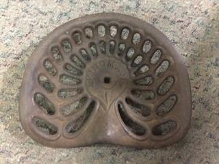 Kingman Cast Iron Tractor Seat.