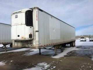 2002 Great Dane 45' T/A Van Trailer c/w Air Ride Susp., Thermo King Whisper Reefer. S/N 1GRAA96242W055801.