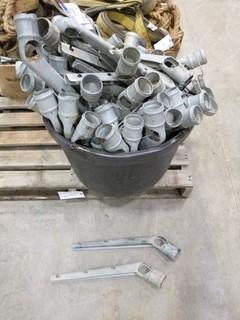 Quantity of Galvanized Steel Barbwire Arms